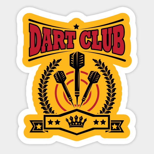 Dart club Sticker by nektarinchen